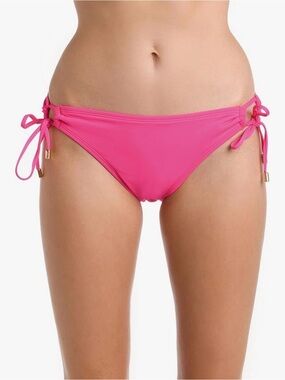 Women’s Side-Tie Bikini Bottoms - Hot Pink